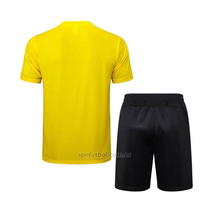 Chandal del Borussia Dortmund Manga Corta 2024-2025 Amarillo - Pantalon Corto